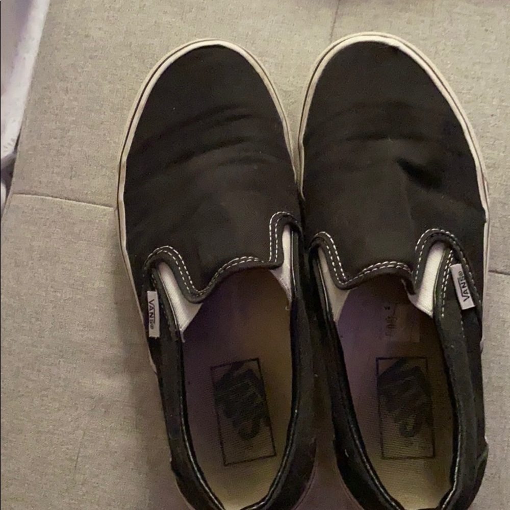 Used Vans slip on shoes